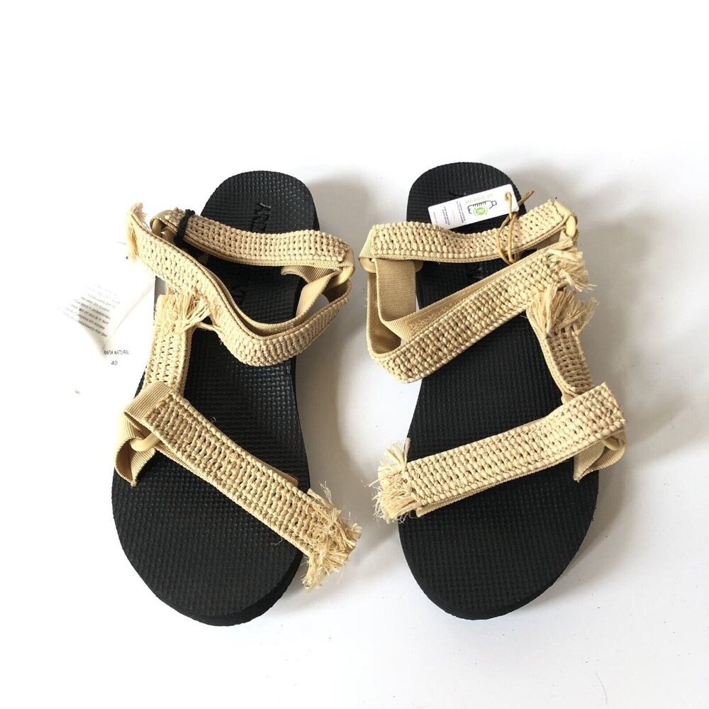 Arizona Love Trekky Raffia Sandals Raffia Natural Beige
